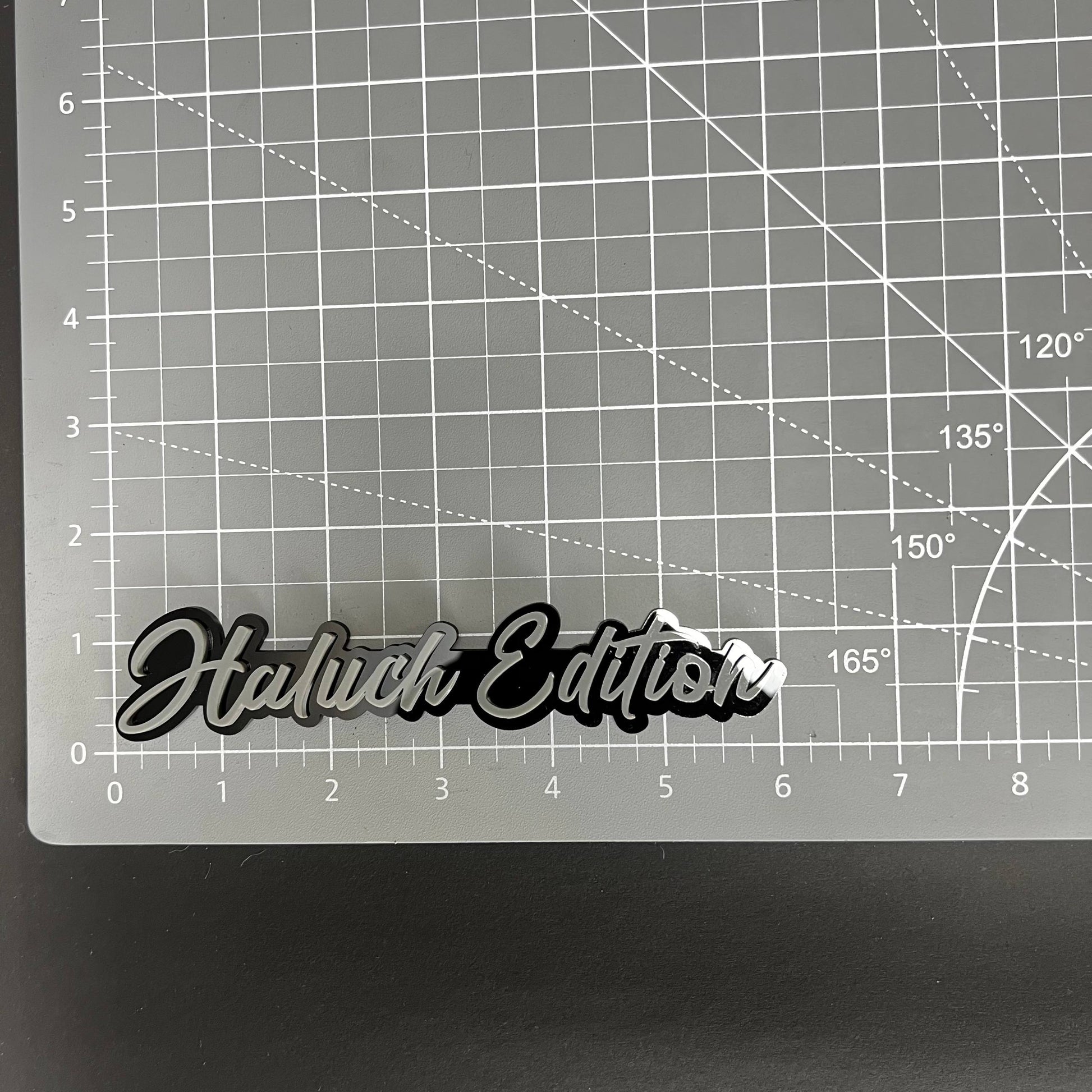 1PC Haluch Edition 3D Acrylic Badge - Car Truck Emblem Fender Sticker