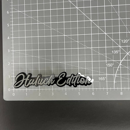 1PC Haluch Edition 3D Acrylic Badge - Car Truck Emblem Fender Sticker