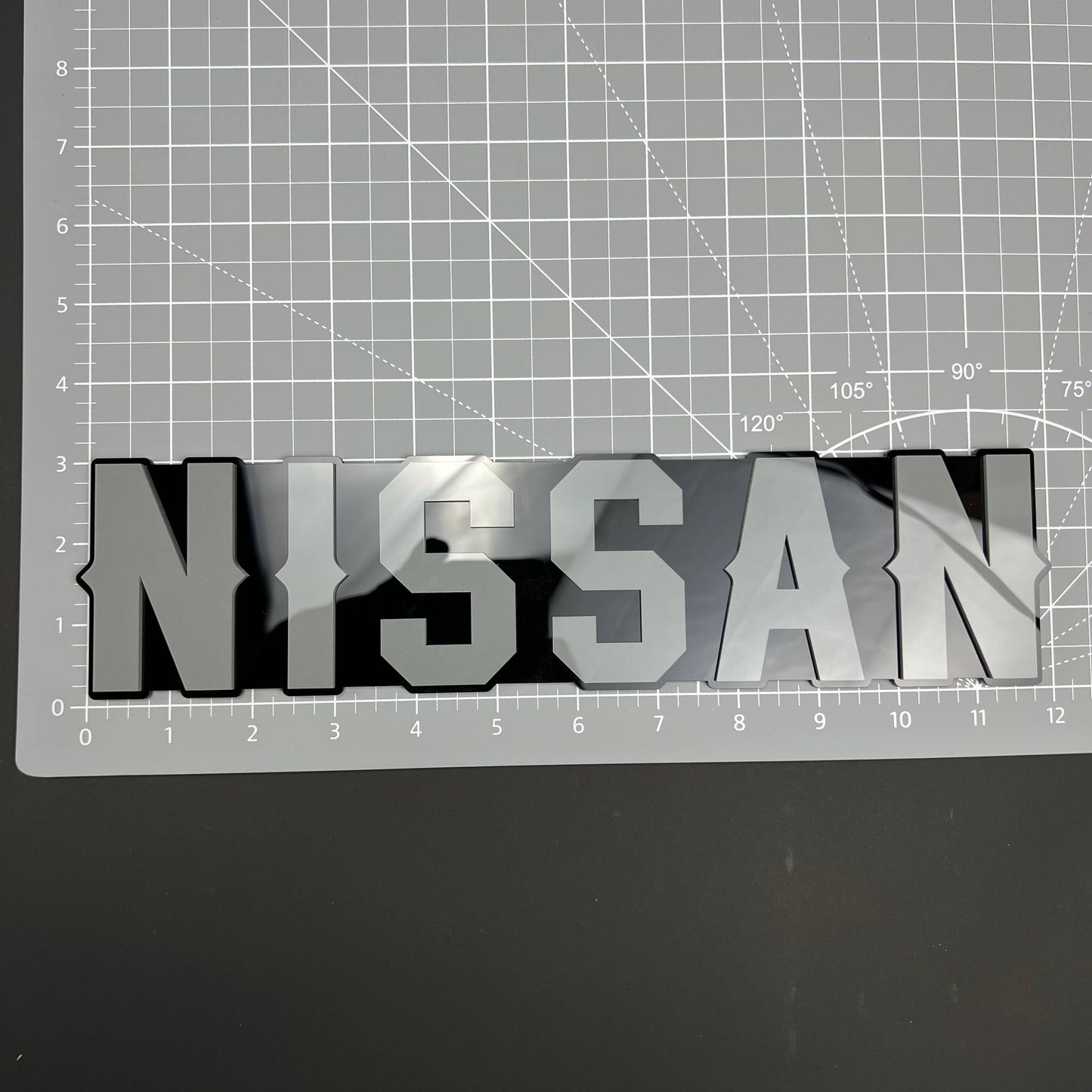1PC NISSAN 3D Acrylic Badge - Car Truck Emblem Fender Tailgate Trunk Sticker