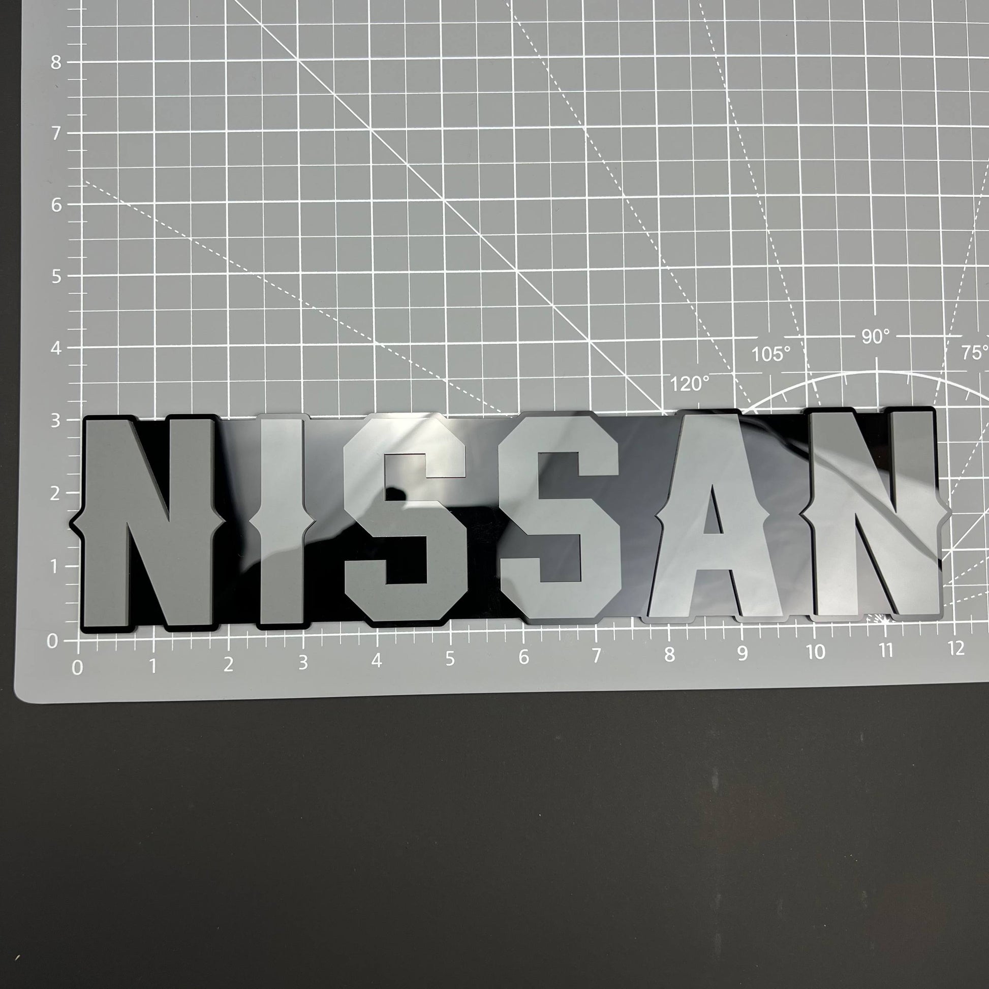 1PC NISSAN 3D Acrylic Badge - Car Truck Emblem Fender Tailgate Trunk Sticker