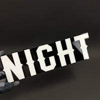 1PC NIGHT 3D Acrylic Badge - Car Truck Emblem Fender Tailgate Trunk Sticker
