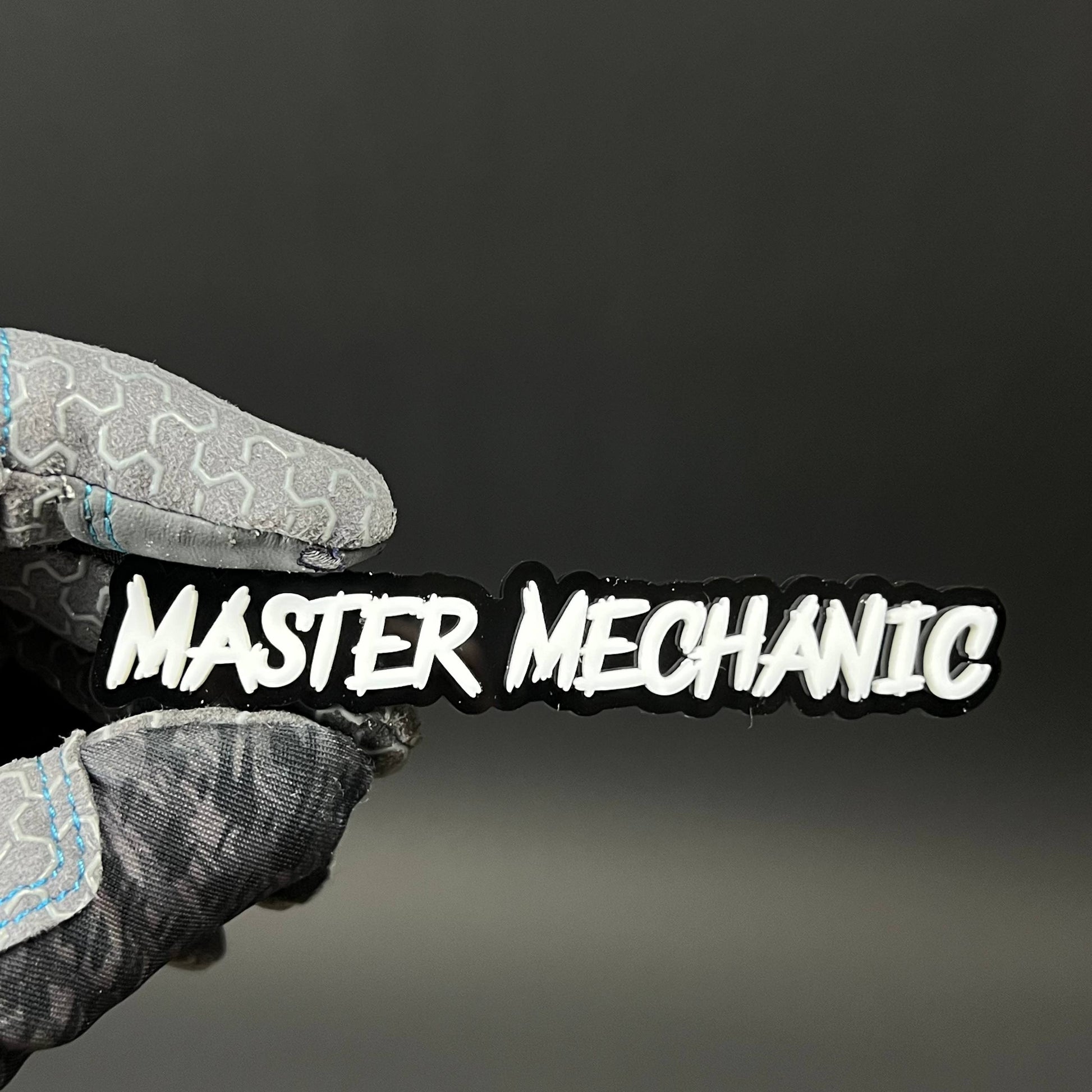 1PC MASTER MECHANIC 3D Acrylic Badge - Car Truck Emblem Fender Sticker