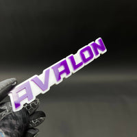 1PC AVALON 3D Acrylic Badge - Car Truck Emblem Fender Tailgate Trunk Sticker