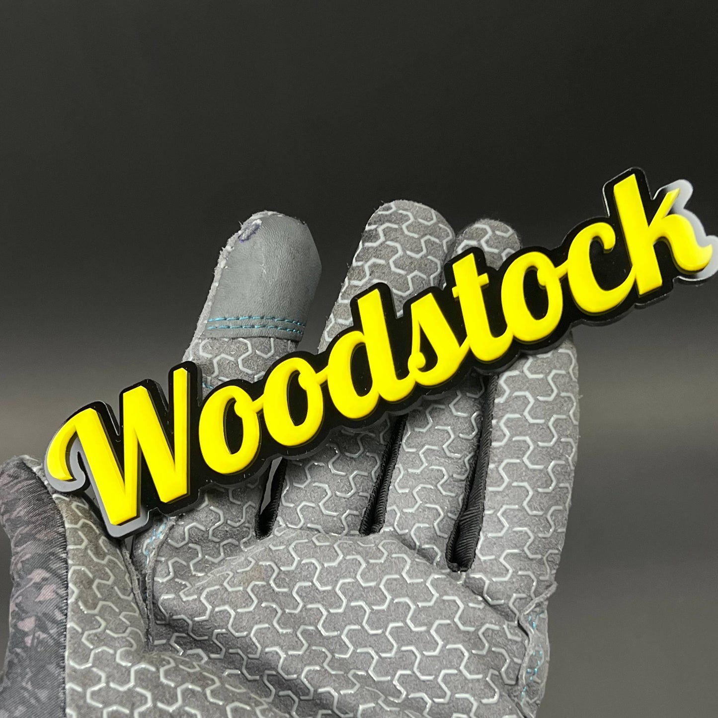 1PC Woodstock 3D Acrylic Badge - Car Truck Emblem Fender Tailgate Trunk Sticker