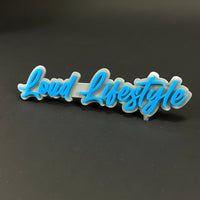 1PC Loud Lifestyle 3D Acrylic Badge - Car Truck Emblem Fender Sticker