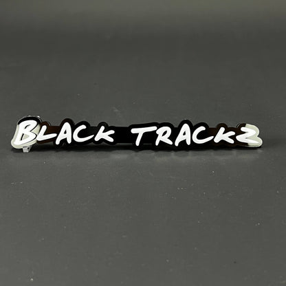 1PC BLACK TRACKZ 3D Acrylic Badge - Car Truck Emblem Fender Sticker