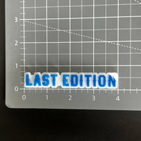 1PC LAST EDITION 3D Acrylic Badge - Car Truck Emblem Fender Sticker