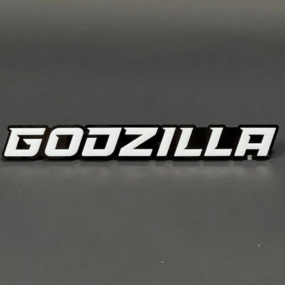 1PC GODZILLA 3D Acrylic Badge - Car Truck Emblem Fender Tailgate Trunk Sticker
