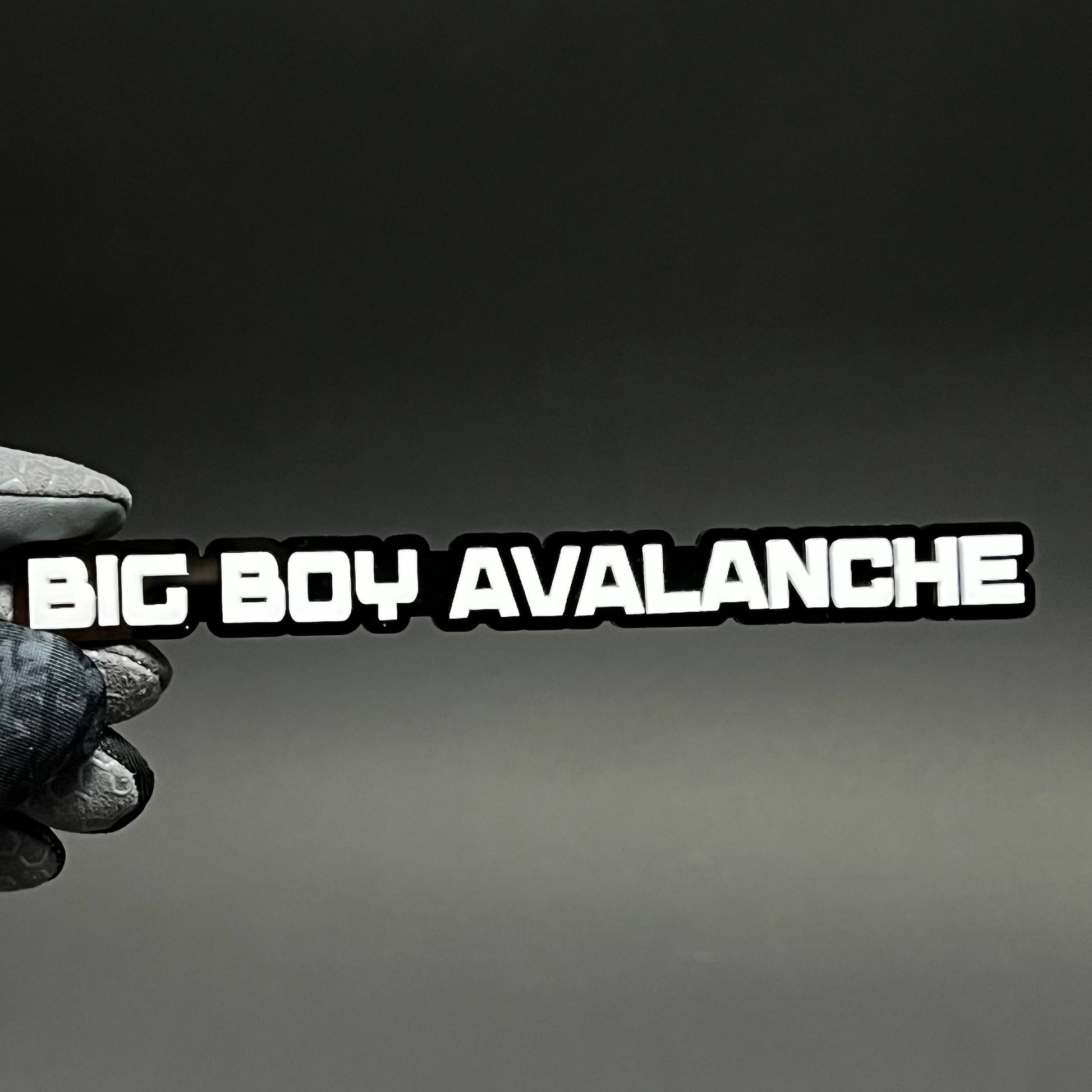 1PC BIG BOY AVALANCHE 3D Acrylic Badge - Car Truck Emblem Fender Sticker
