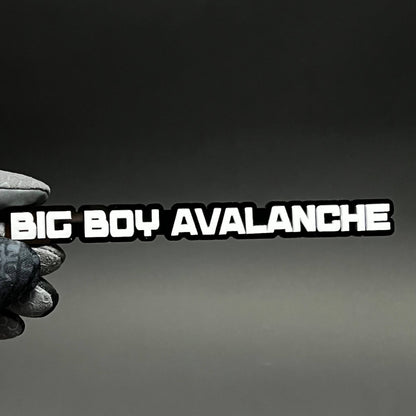 1PC BIG BOY AVALANCHE 3D Acrylic Badge - Car Truck Emblem Fender Sticker