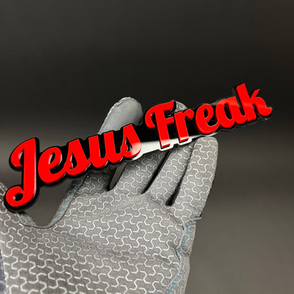 1PC Jesus Freak 3D Acrylic Badge - Car Truck Emblem Fender Sticker