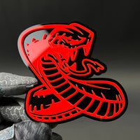 1PC Cobra 3D Acrylic Badge - Car Truck Emblem Fender Tailgate Trunk Sticker