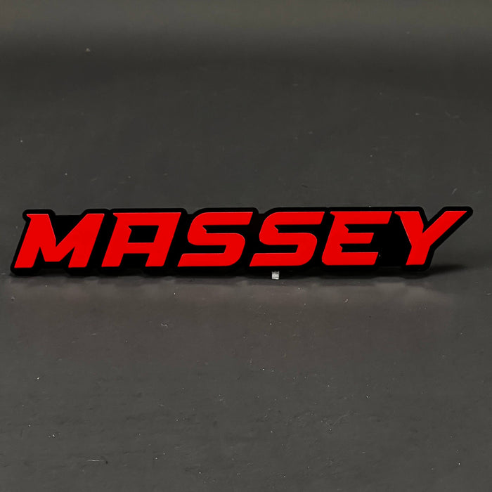 1PC MASSEY 3D Acrylic Badge - Car Truck Emblem Fender Tailgate Trunk Sticker
