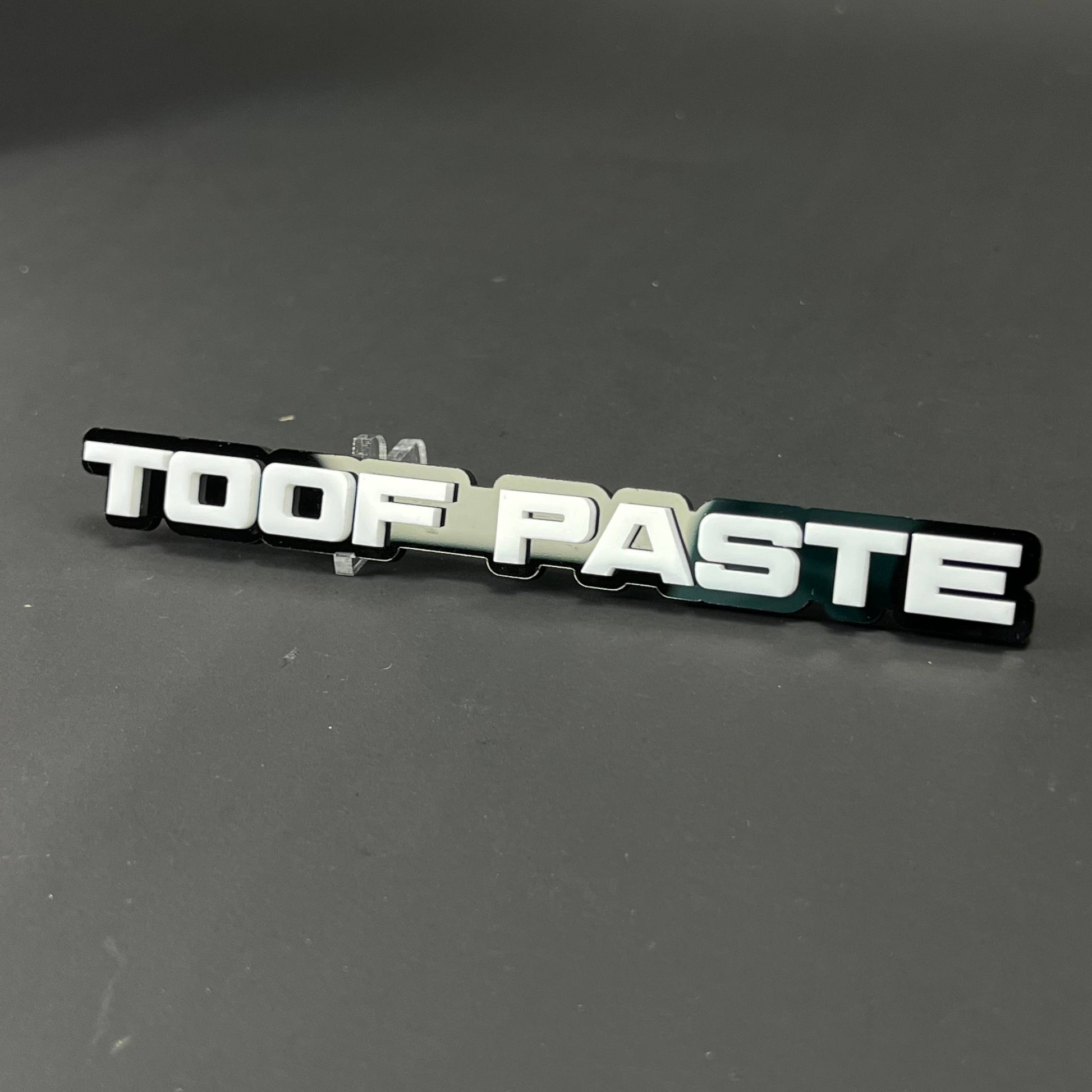 1PC TOOF PASTE 3D Acrylic Badge - Car Truck Emblem Fender Tailgate Trunk Sticker