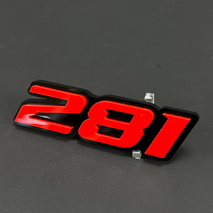 1PC 281 3D Acrylic Badge - Car Truck Emblem Fender Tailgate Trunk Sticker