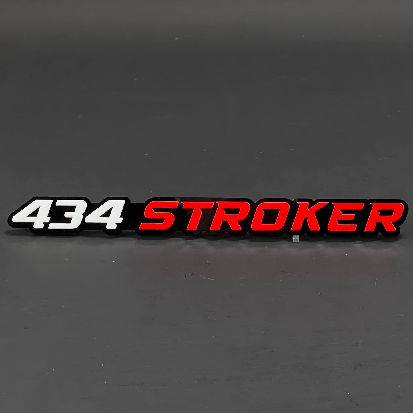 1PC 434 STROKER 3D Acrylic Badge - Car Truck Emblem Fender Sticker