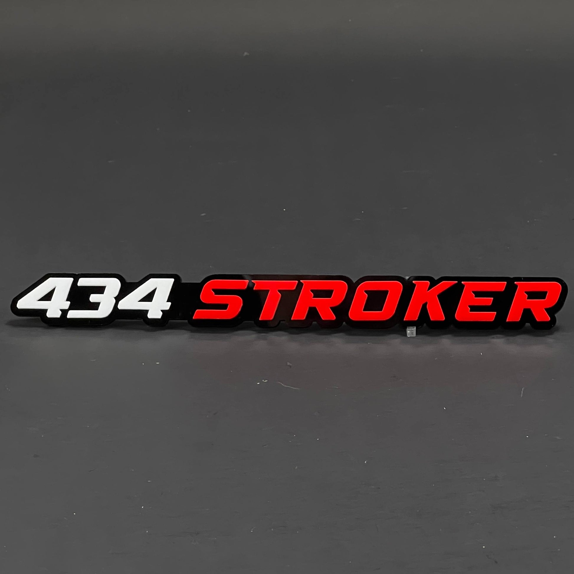 1PC 434 STROKER 3D Acrylic Badge - Car Truck Emblem Fender Sticker