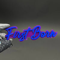 1PC First Born 3D Acrylic Badge - Car Truck Emblem Fender Tailgate Trunk Sticker
