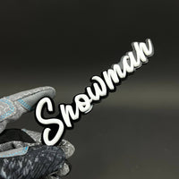 1PC Snowman 3D Acrylic Badge - Car Truck Emblem Fender Tailgate Trunk Sticker