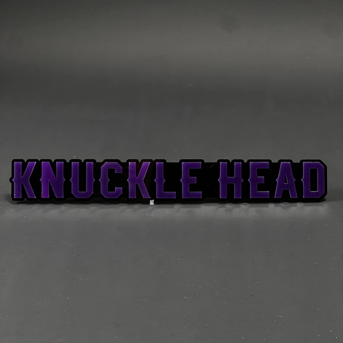 1PC KNUCKLE HEAD 3D Acrylic Badge - Car Truck Emblem Fender Sticker