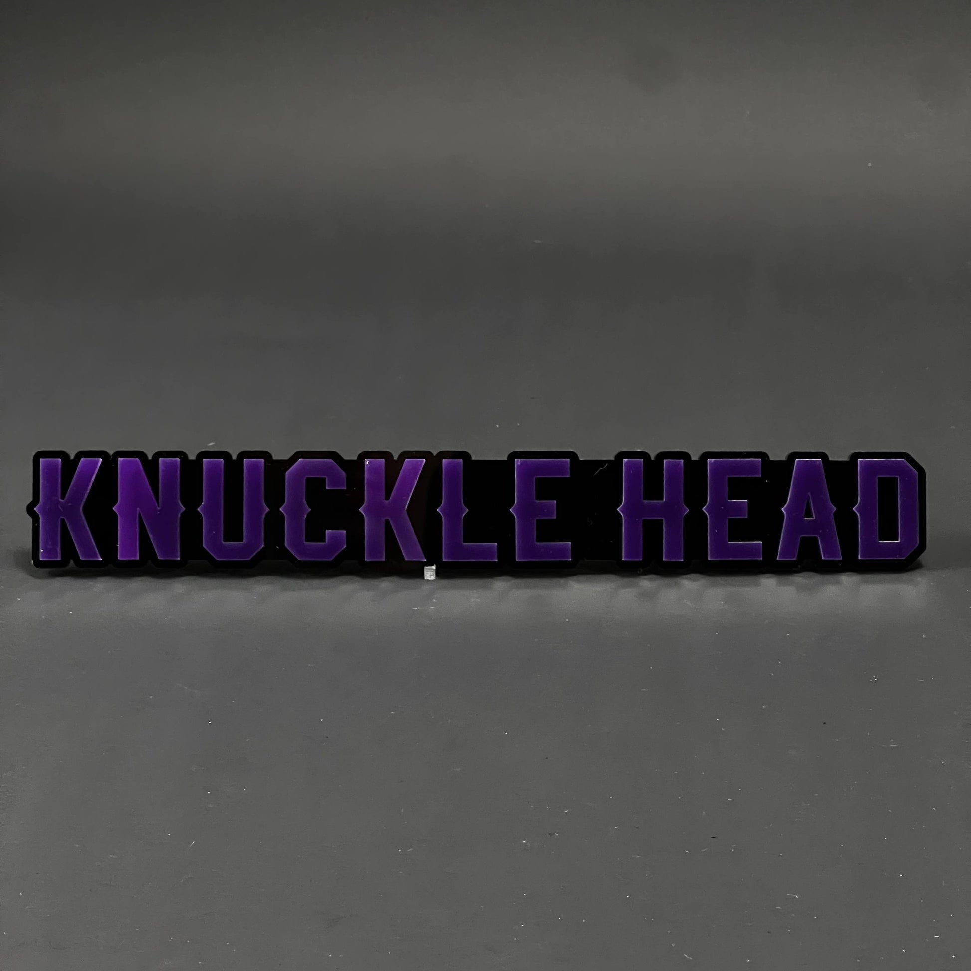 1PC KNUCKLE HEAD 3D Acrylic Badge - Car Truck Emblem Fender Sticker