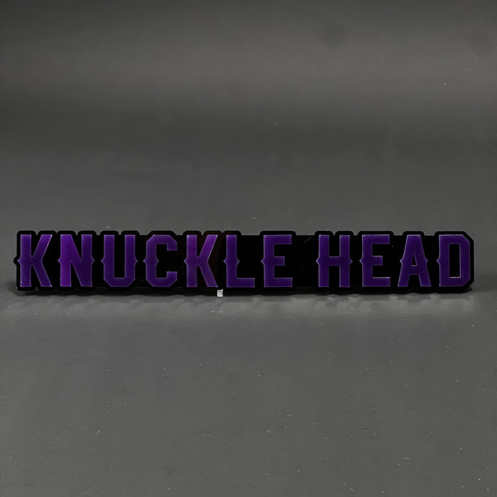 1PC KNUCKLE HEAD 3D Acrylic Badge - Car Truck Emblem Fender Sticker