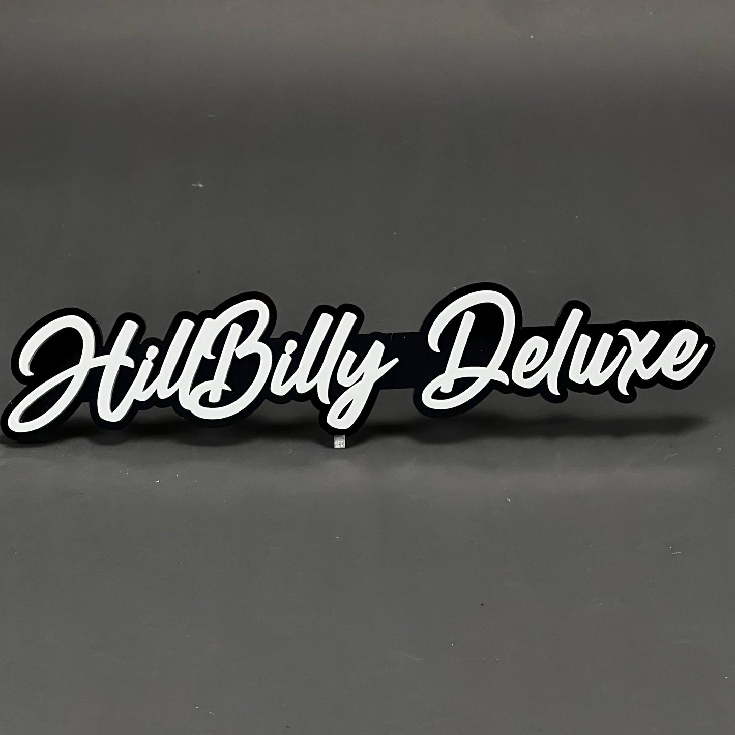 1PC HillBilly Deluxe 3D Acrylic Badge - Car Truck Emblem Fender Sticker