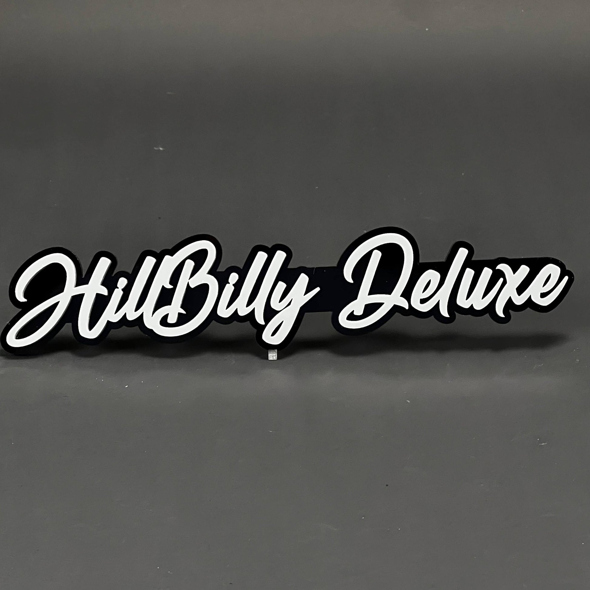 1PC HillBilly Deluxe 3D Acrylic Badge - Car Truck Emblem Fender Sticker
