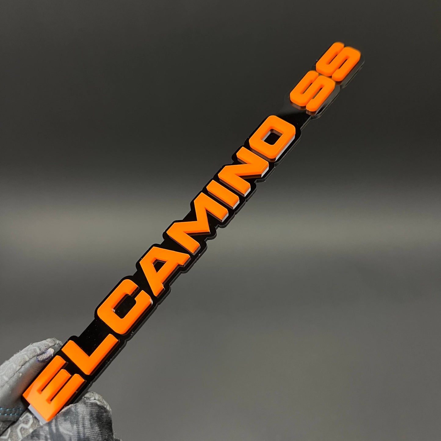1PC ELCAMINO SS 3D Acrylic Badge - Car Truck Emblem Fender Sticker