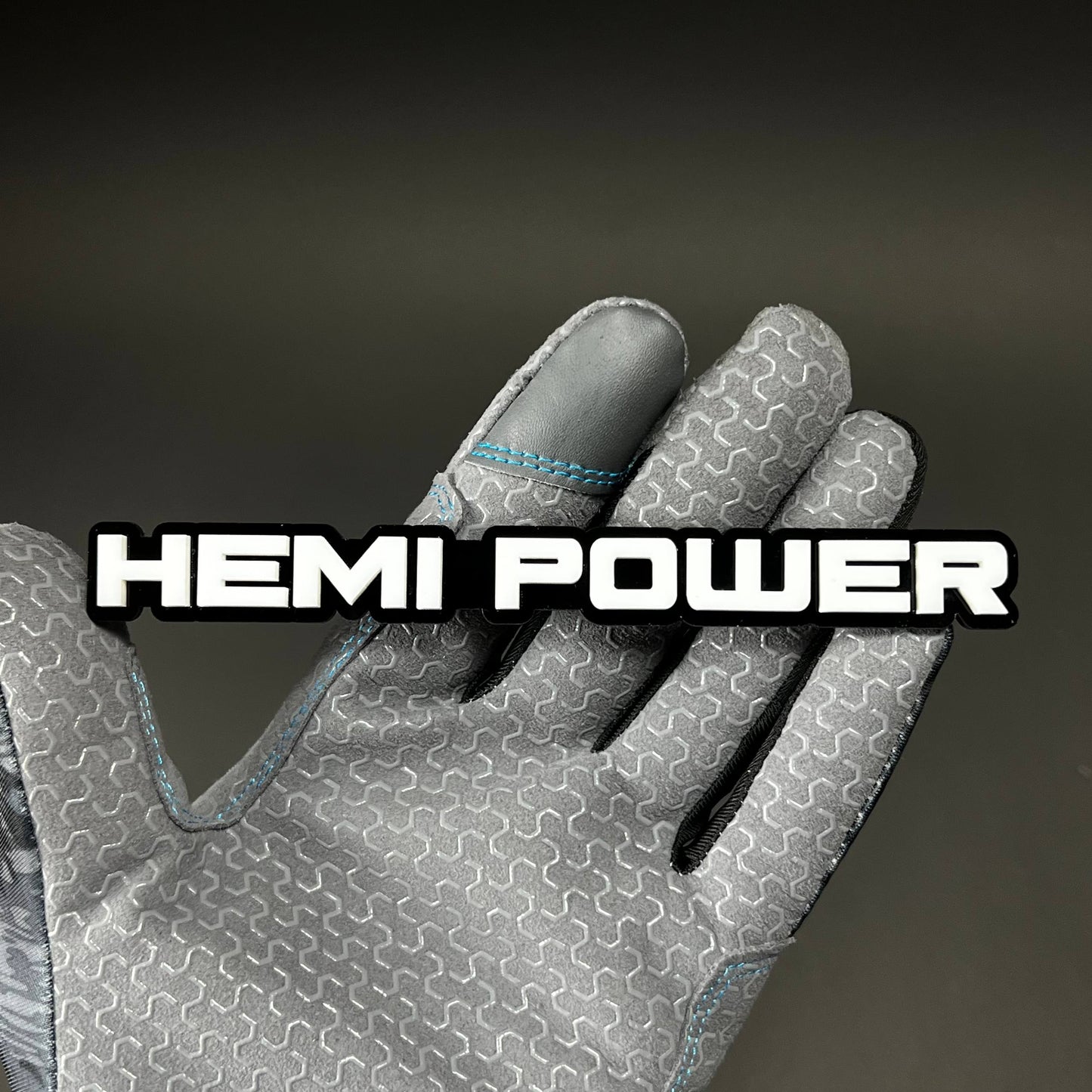 1PC HEMI POWER 3D Acrylic Badge - Car Truck Emblem Fender Tailgate Trunk Sticker