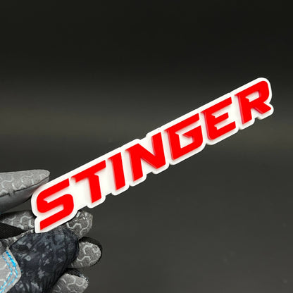 1PC Stinger 3D Acrylic Badge - Car Truck Emblem Fender Tailgate Trunk Sticker