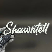 1PC Shawntell 3D Acrylic Badge - Car Truck Emblem Fender Tailgate Trunk Sticker