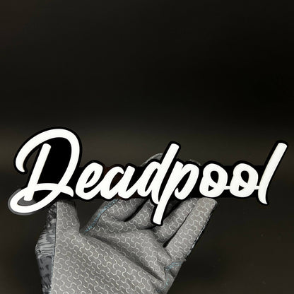 1PC Deadpool 3D Acrylic Badge - Car Truck Emblem Fender Tailgate Trunk Sticker