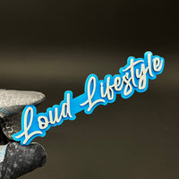 1PC Loud Lifestyle 3D Acrylic Badge - Car Truck Emblem Fender Sticker
