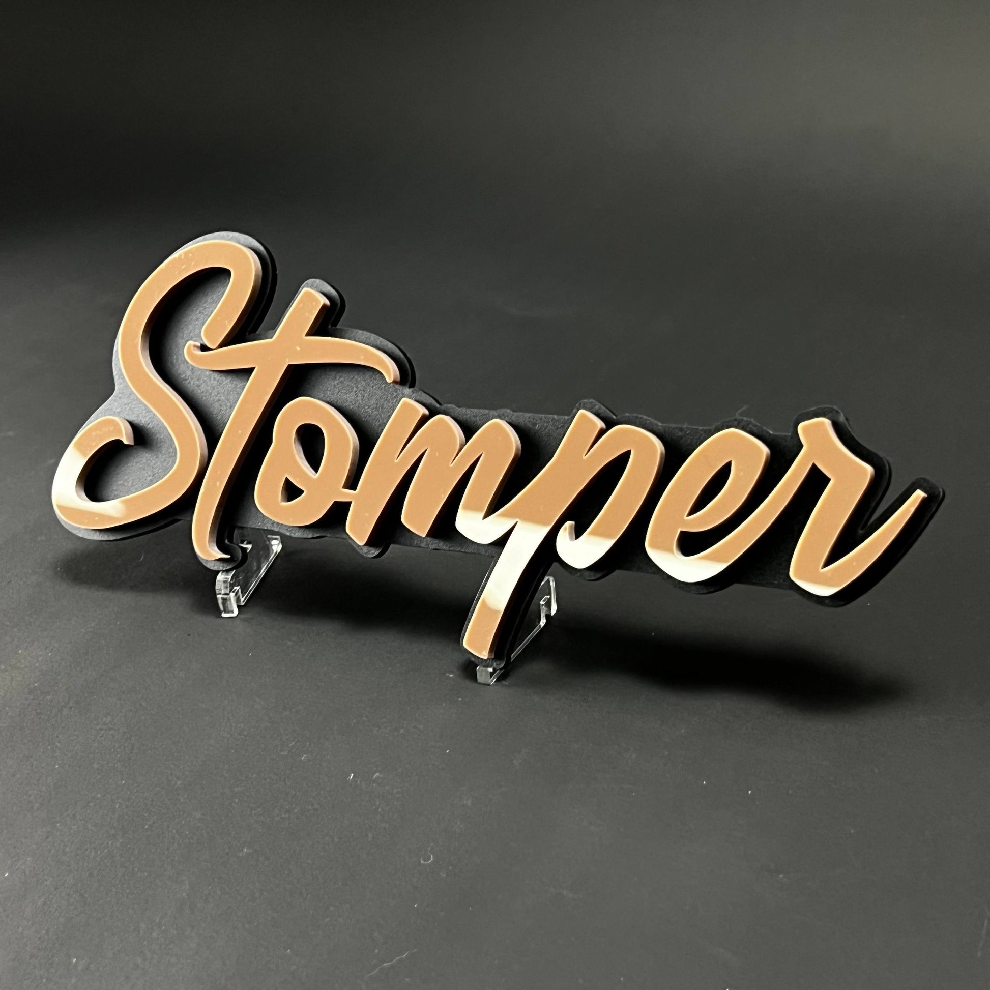 1PC Stomper 3D Acrylic Badge - Car Truck Emblem Fender Tailgate Trunk Sticker