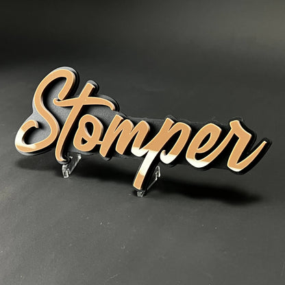 1PC Stomper 3D Acrylic Badge - Car Truck Emblem Fender Tailgate Trunk Sticker