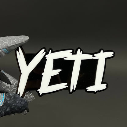 1PC YETI 3D Acrylic Badge - Car Truck Emblem Fender Tailgate Trunk Sticker
