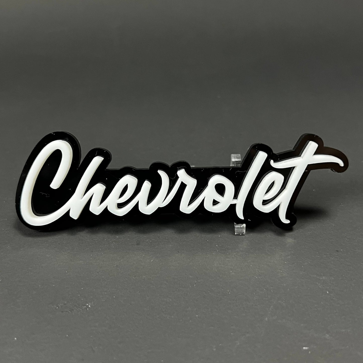 1PC Chevrolet 3D Acrylic Badge - Car Truck Emblem Fender Tailgate Trunk Sticker