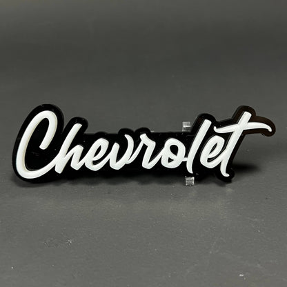 1PC Chevrolet 3D Acrylic Badge - Car Truck Emblem Fender Tailgate Trunk Sticker