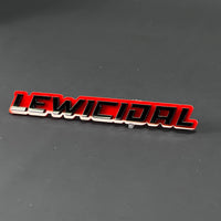 1PC LEWICIDAL 3D Acrylic Badge - Car Truck Emblem Fender Tailgate Trunk Sticker