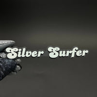 1PC Silver Surfer 3D Acrylic Badge - Car Truck Emblem Fender Sticker