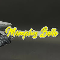 1PC Memphis Belle 3D Acrylic Badge - Car Truck Emblem Fender Sticker