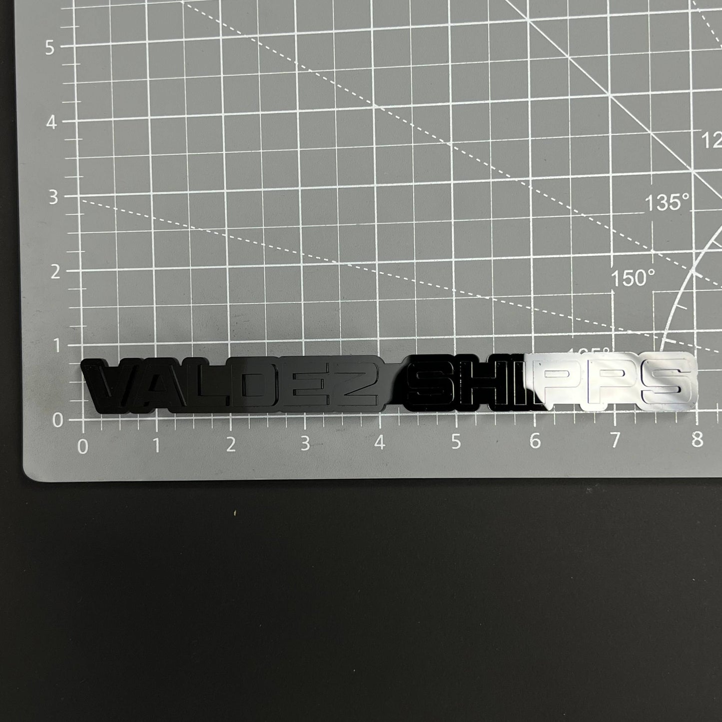 1PC Valdez Shifts 3D Acrylic Badge - Car Truck Emblem Fender Sticker