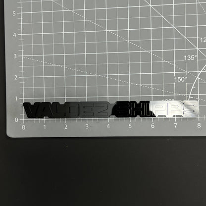 1PC Valdez Shifts 3D Acrylic Badge - Car Truck Emblem Fender Sticker