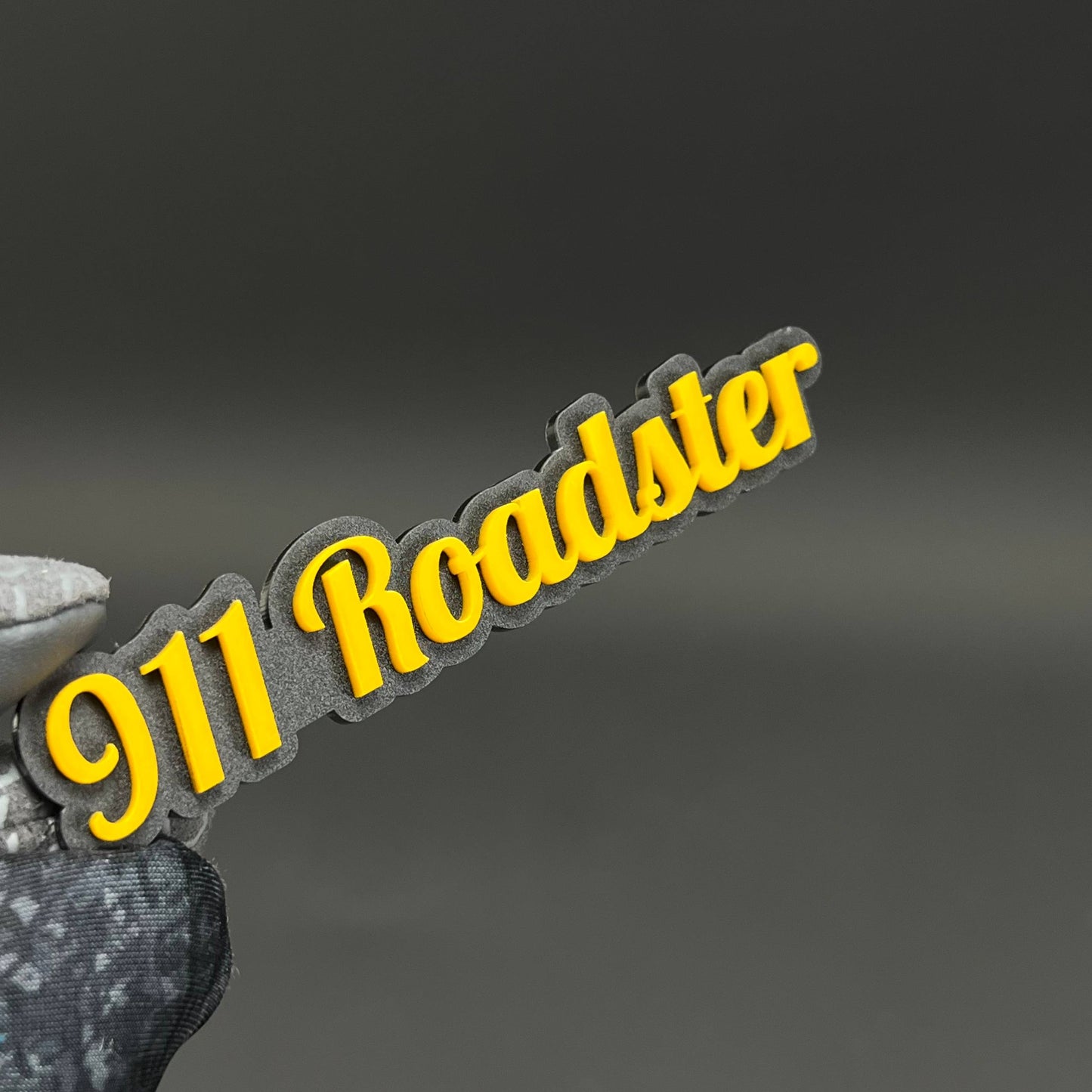 1PC 911 Roadster 3D Acrylic Badge - Car Truck Emblem Fender Sticker