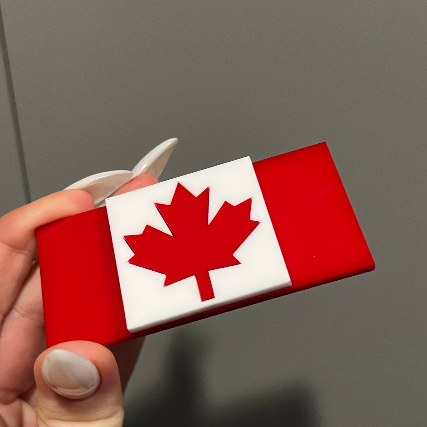 1PC Canada Flag 3D Acrylic Badge - Car Truck Emblem Fender Sticker