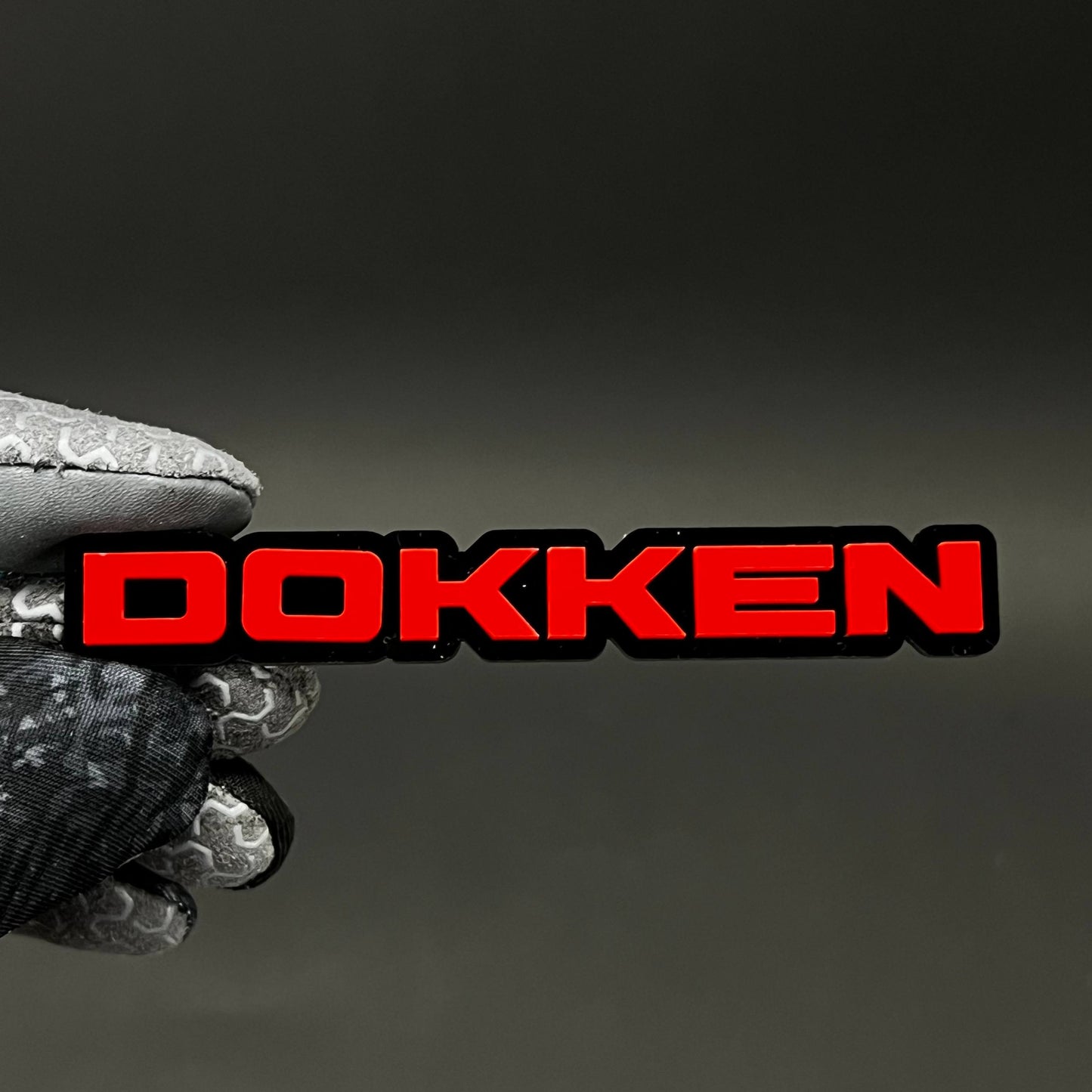 1PC Dokken 3D Acrylic Badge - Car Truck Emblem Fender Tailgate Trunk Sticker