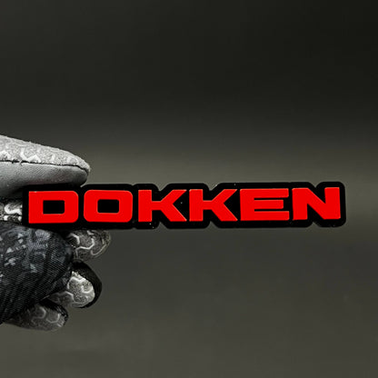 1PC Dokken 3D Acrylic Badge - Car Truck Emblem Fender Tailgate Trunk Sticker