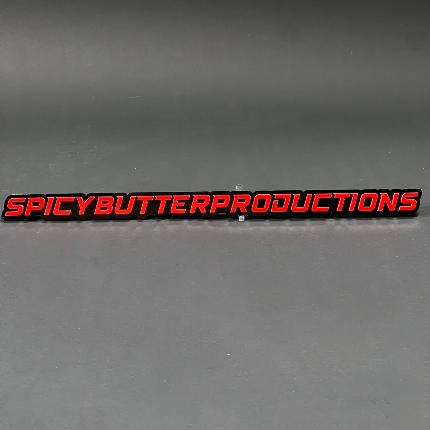 1PC SPICYBUTTERPRODUCTIONS 3D Acrylic Badge - Car Truck Emblem Fender Sticker