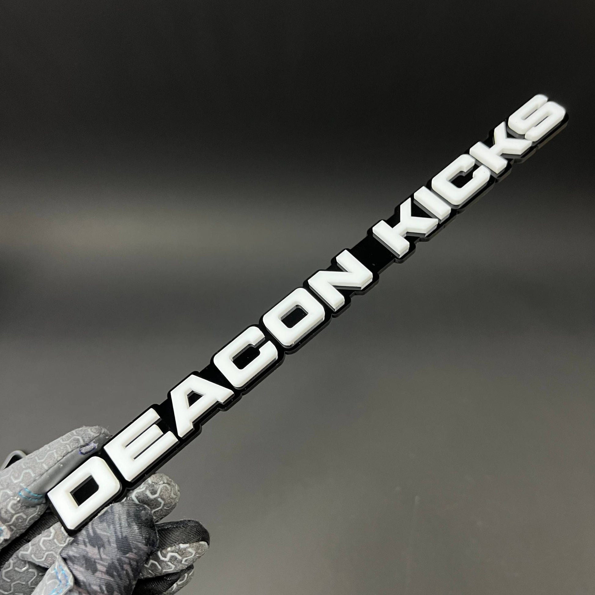 1PC DEACON KICKS 3D Acrylic Badge - Car Truck Emblem Fender Sticker